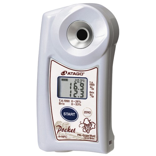Refractómetro ATAGO Grape Must (TA & Brix) - 0-53% Brix / T.A. 0.0-26%