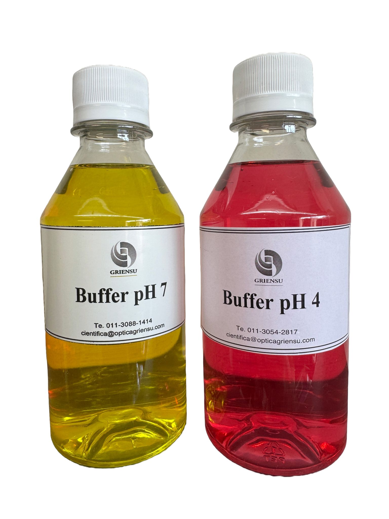 Kit soluciónes Buffer PH 4 y PH 7